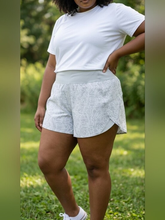 Athleta Pants - Athleta Women's Light Gray Athletic Shorts